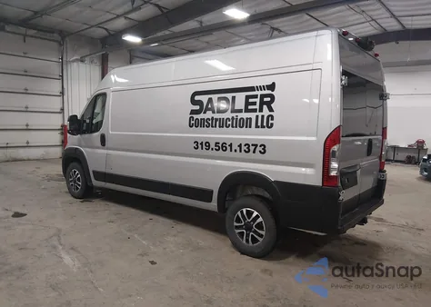 2025 Ram Promaster 2500 Slt High Roof 159 Wb z USA, uszkodzony, nr VIN 3C6LRVDG3SE554870